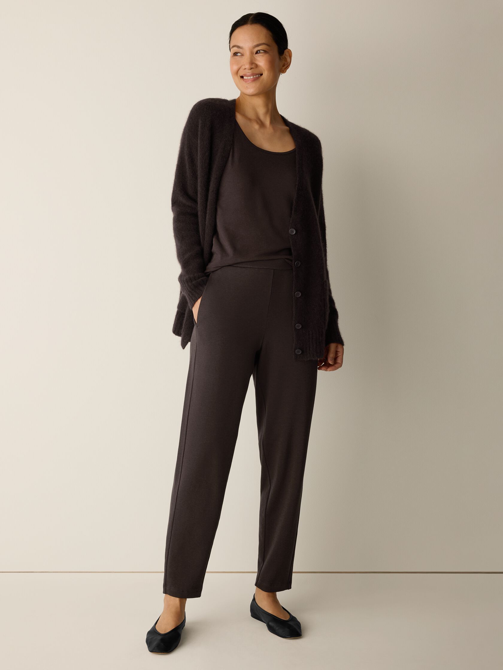 Cozy Brushed Terry Hug Slouchy Pant