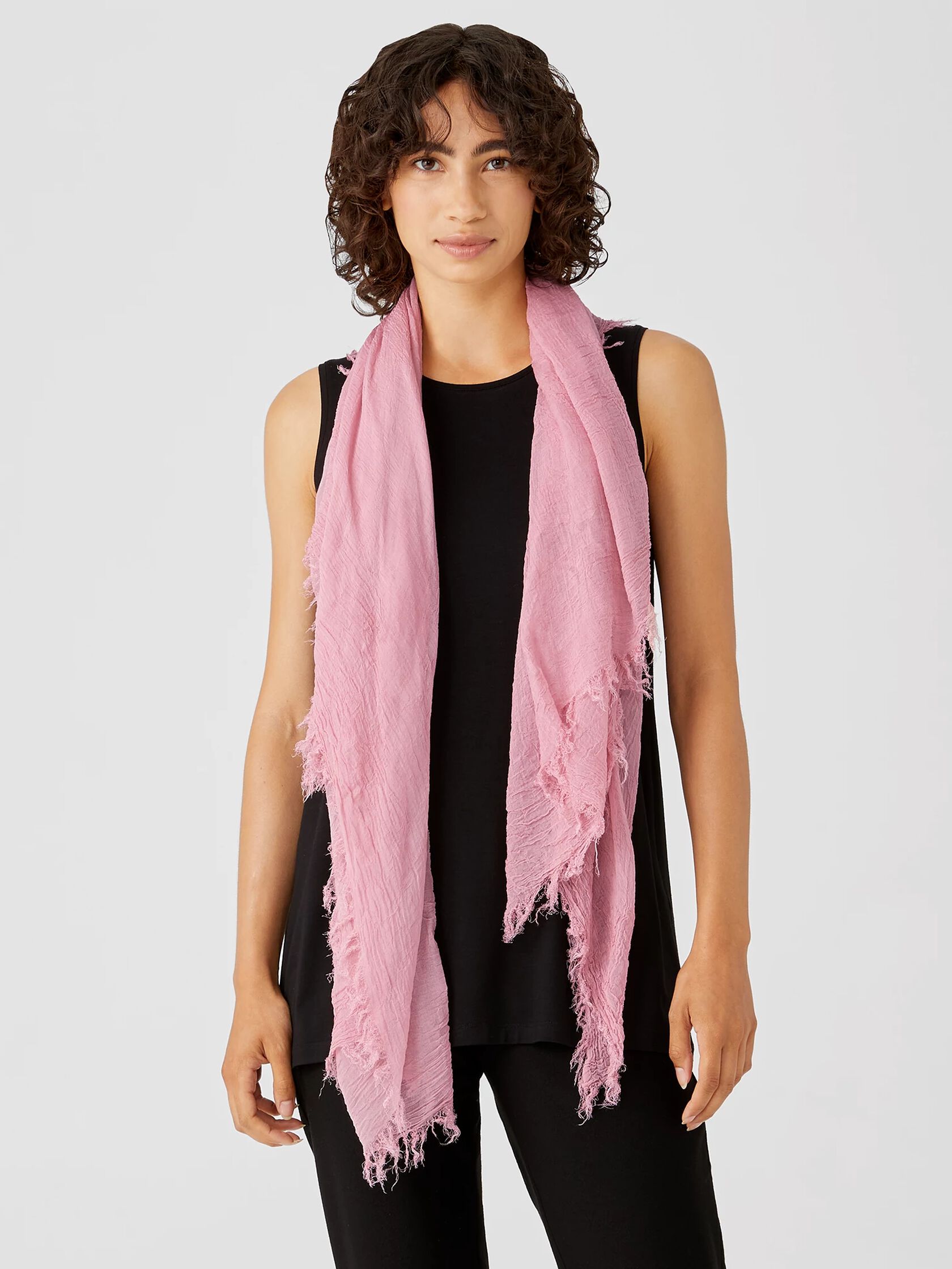 Crinkle Gauze Scarf