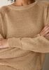 Sleek Viscose Wedge Sweater