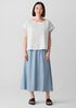 Airy Organic Cotton Twill Pocket Skirt