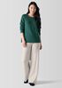 Merino Crew Neck Top in Regenerative Wool