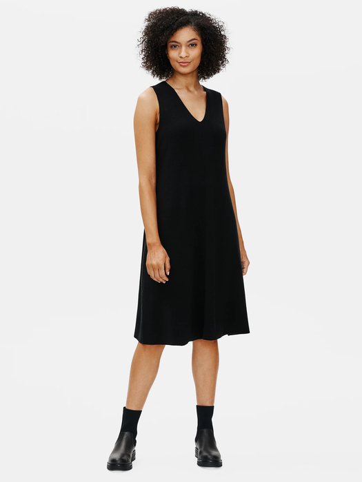 Luxe Merino Stretch Dress in Responsible Wool