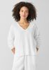 Organic Linen Cotton V-Neck Top