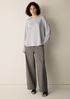 Striped Organic Linen Jersey Long-Sleeve Tee
