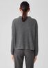 Silk Noil Funnel Neck Top