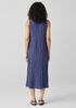 Crushed Silk V-Neck Dress