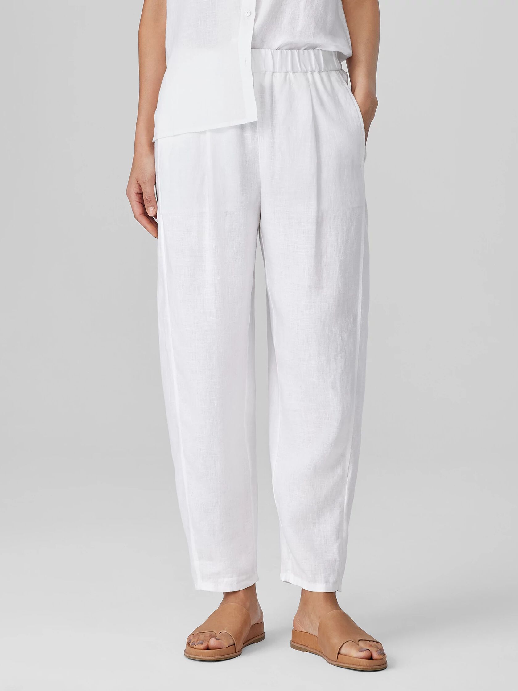 Organic Linen Lantern Pant