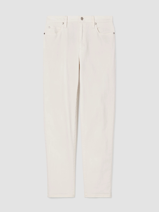 Undyed Organic Cotton Denim High-Waisted Jean