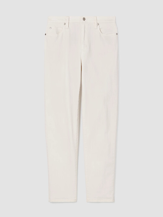 Undyed Organic Cotton Denim High-Waisted Jean