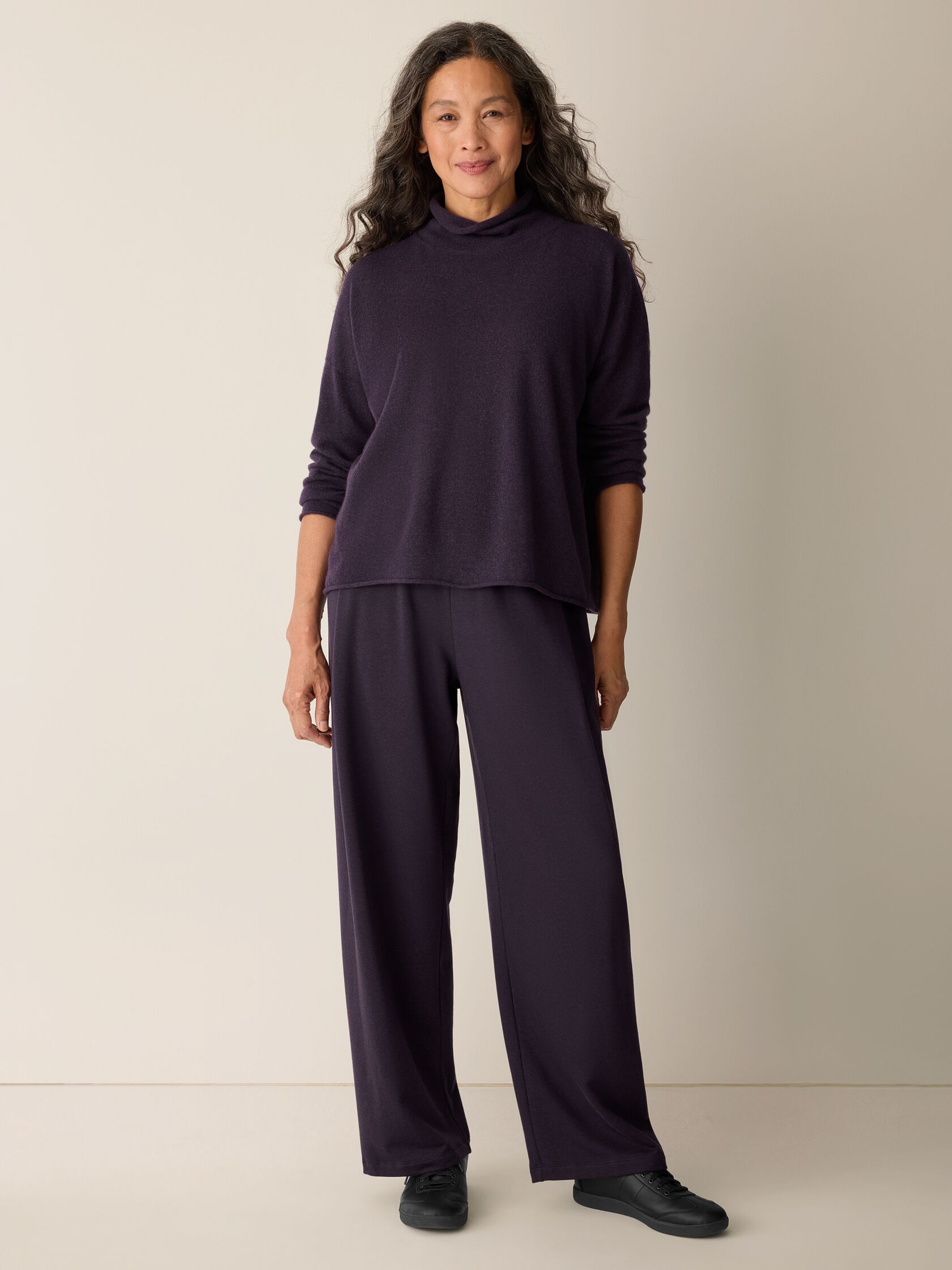 Italian Cashmere Turtleneck Top