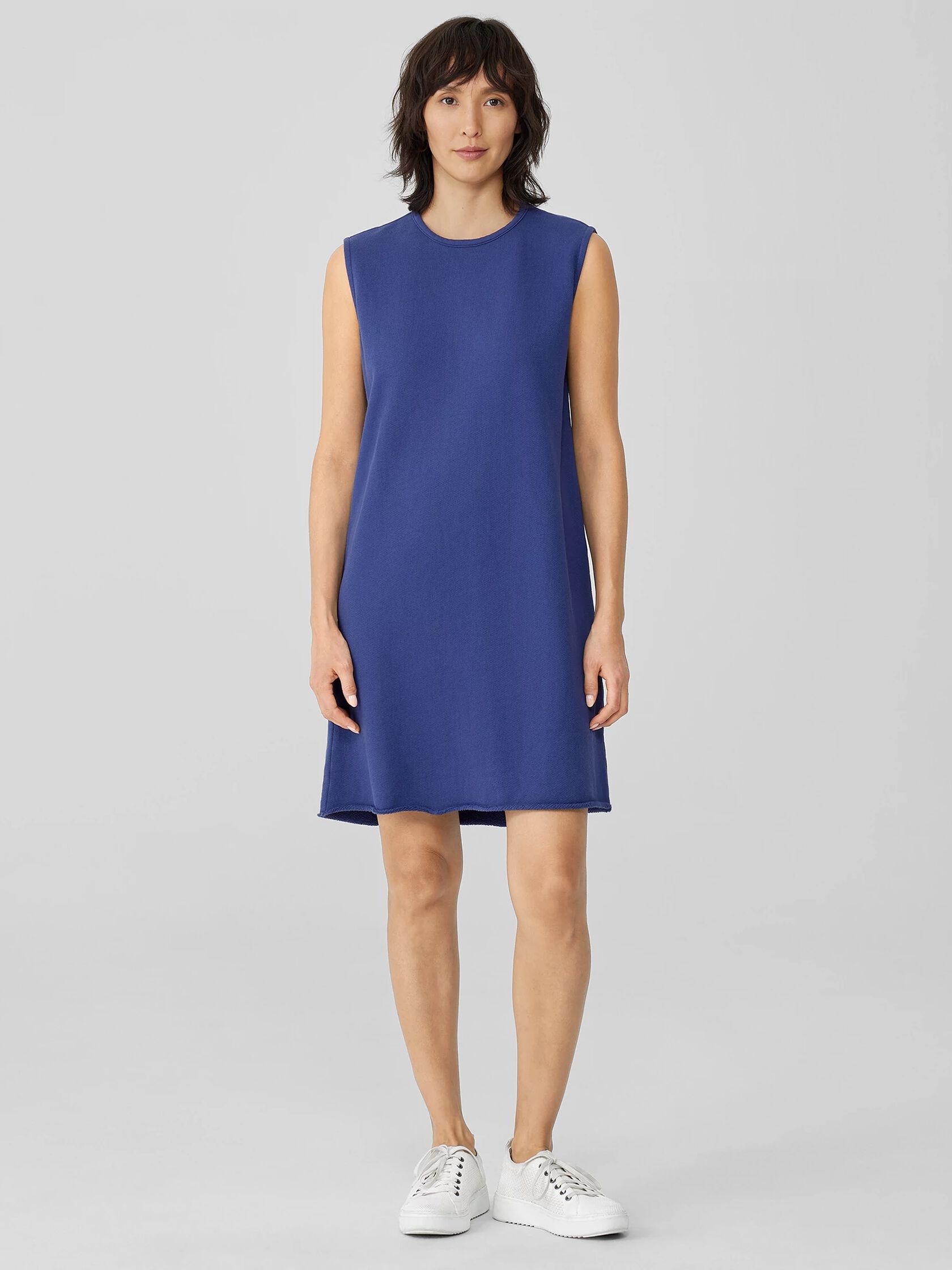 Lightweight Organic Cotton Terry Dress | EILEEN FISHER