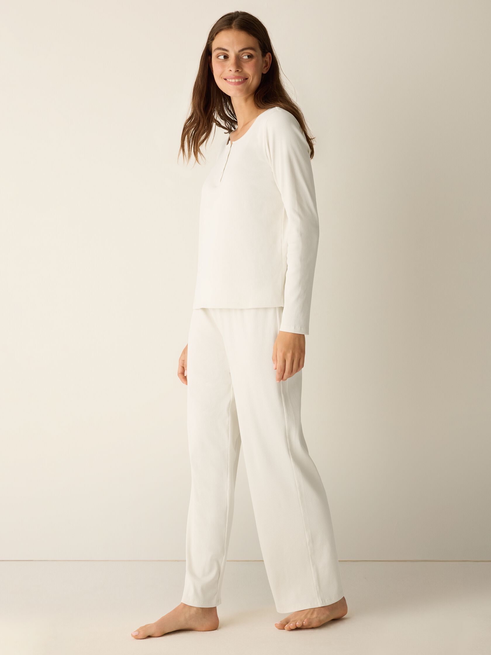 Organic Cotton Rib Sleep Set