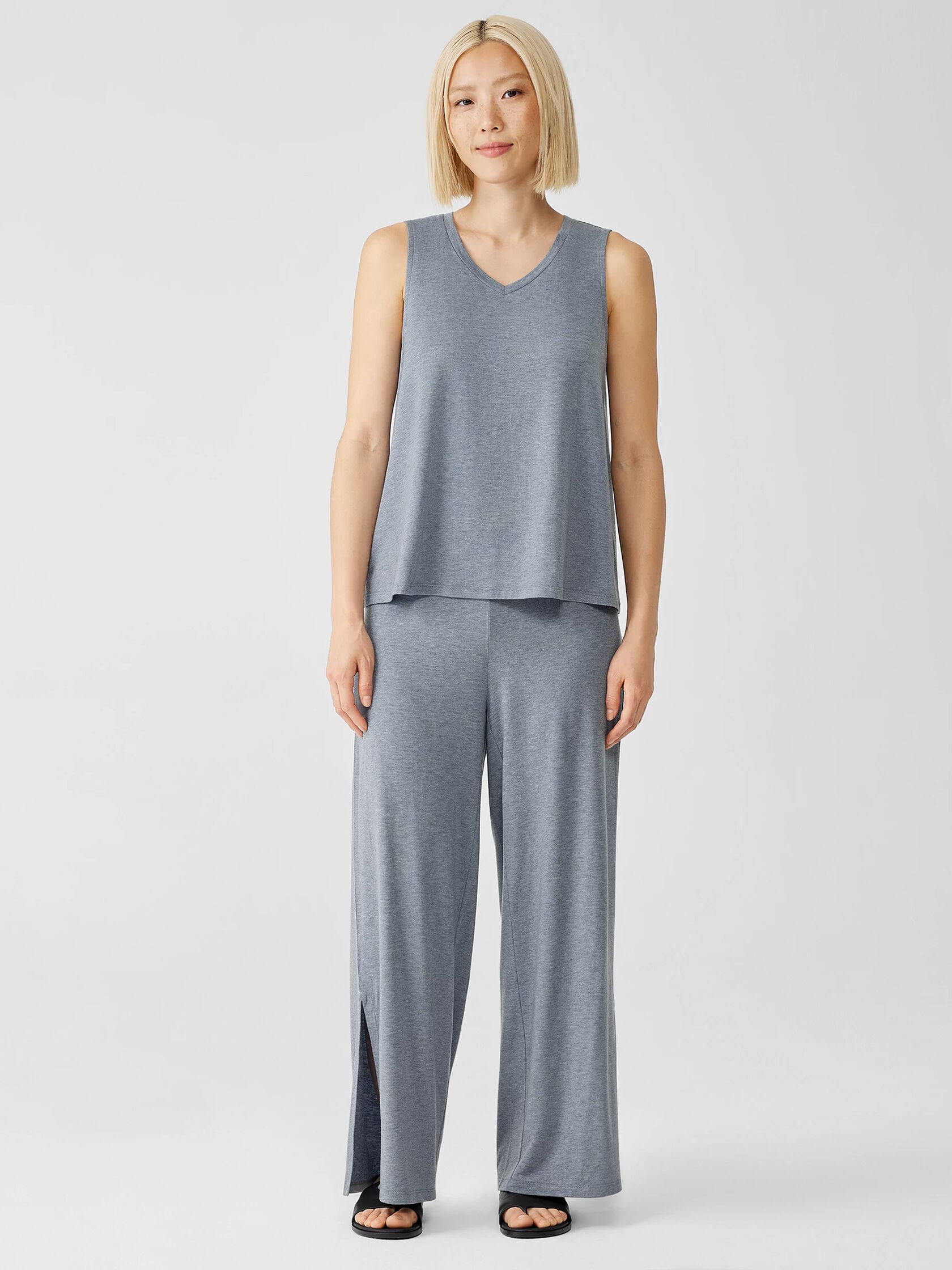Fine Jersey V-Neck Tank