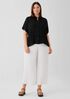 Organic Cotton Gauze Short-Sleeve Shirt