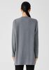 Cozy Brushed Terry Hug Crew Neck Long Top