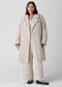 Cozy Recycled Wool Boucle Notch Collar Coat