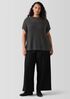 Merino Mock Neck Top in Regenerative Wool