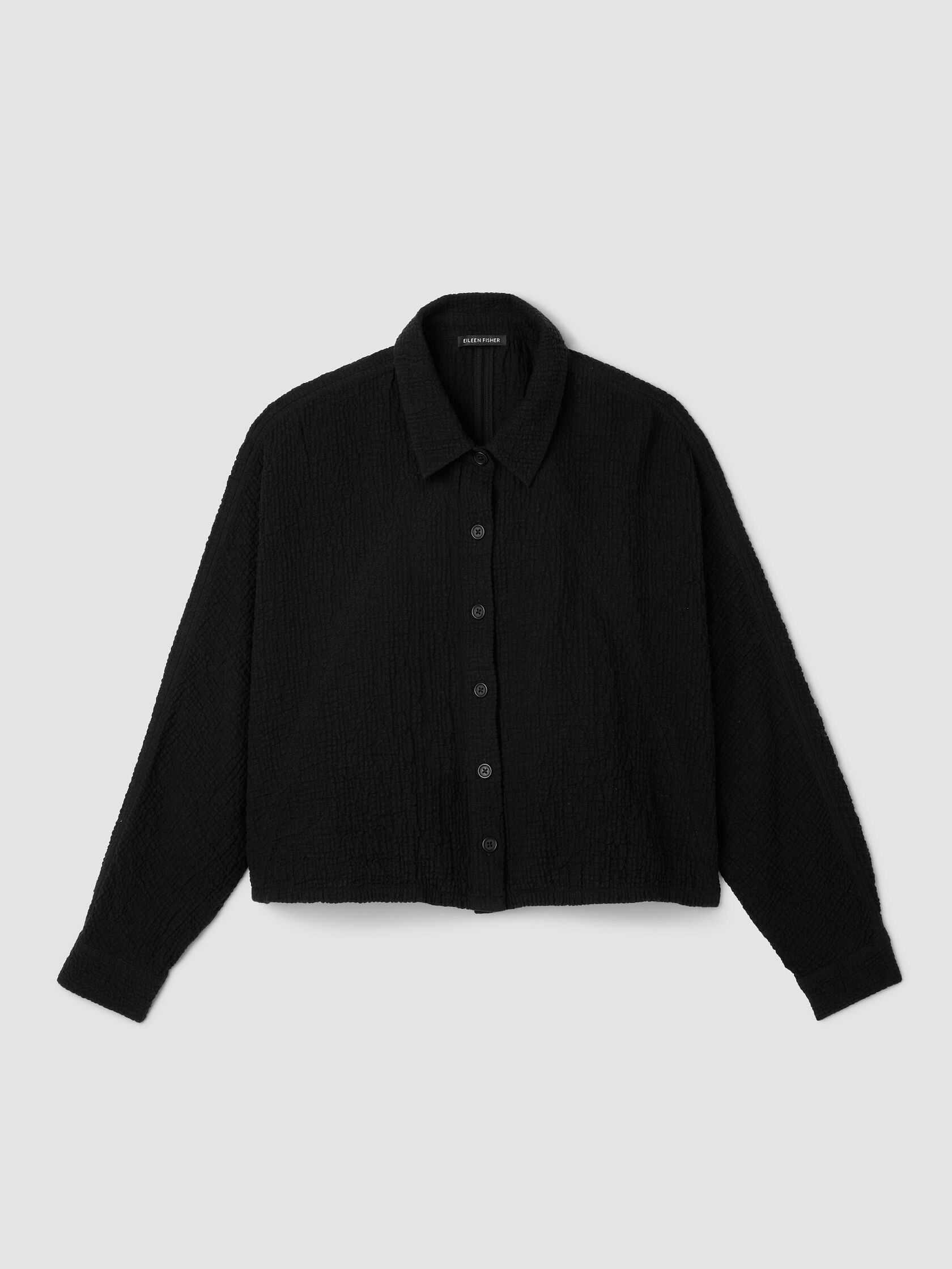 Organic Cotton Doubleweave Classic Collar Jacket