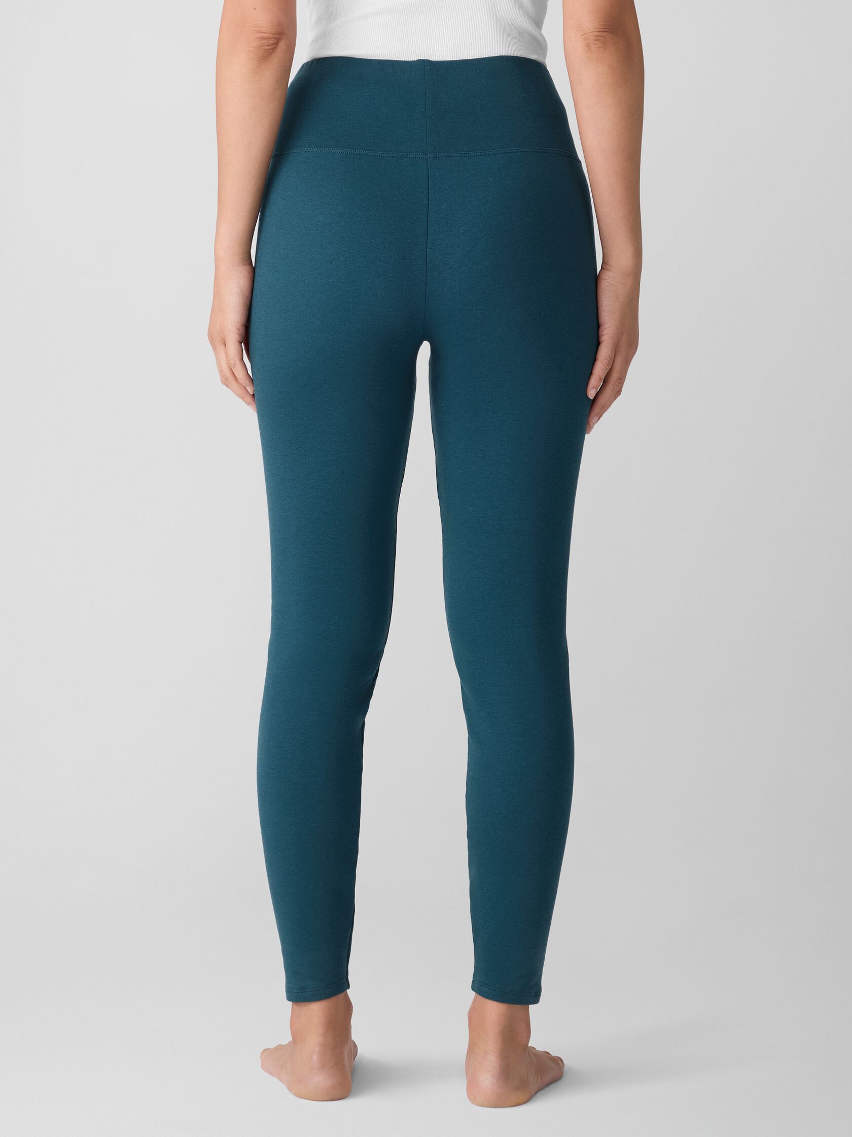 Cozy Brushed Terry Hug High-Waisted Leggings