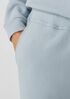 Organic Cotton French Terry Straight Pant