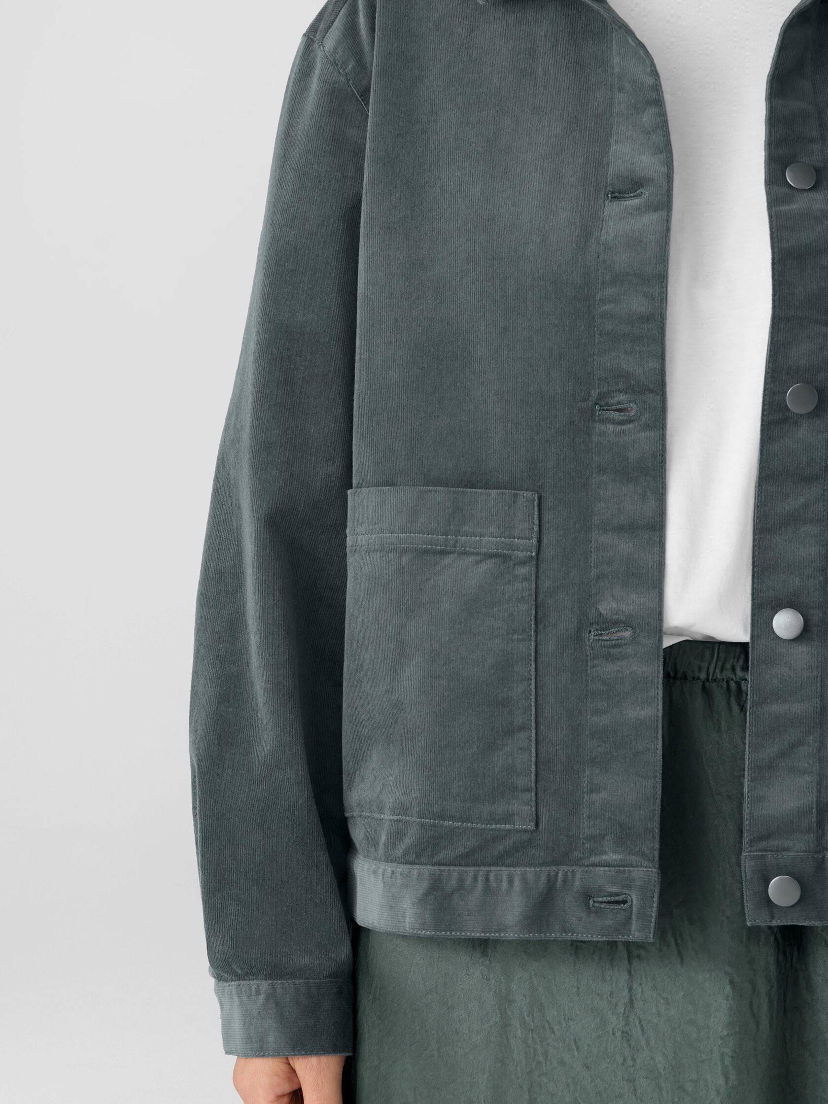 Organic Cotton Stretch Corduroy Jacket