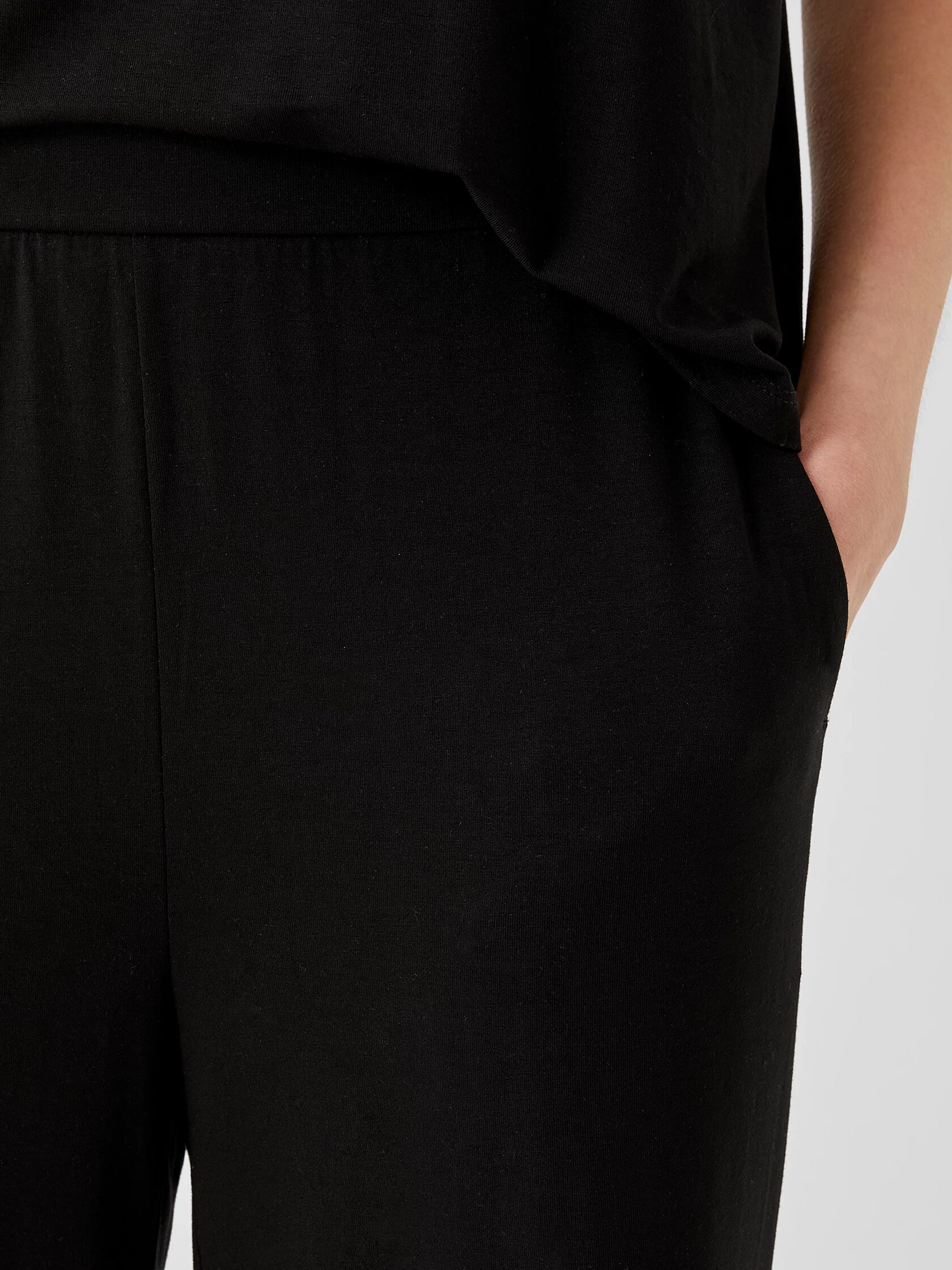 Fine Jersey Straight Pant | EILEEN FISHER