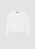 Organic Linen Cotton Cropped Cardigan