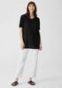 Organic Linen Jersey Long Tee