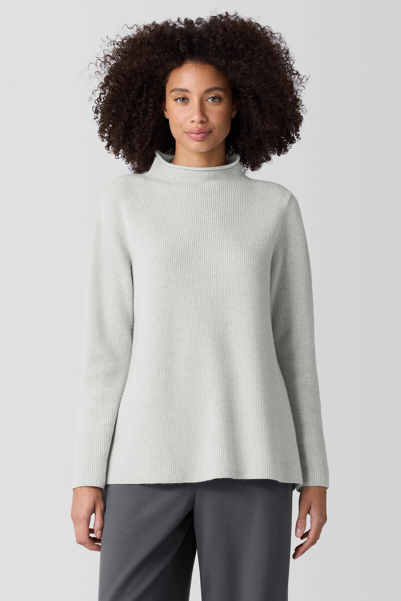 Italian Cashmere Funnel Neck Top Italian Cashmere Funnel Neck Top