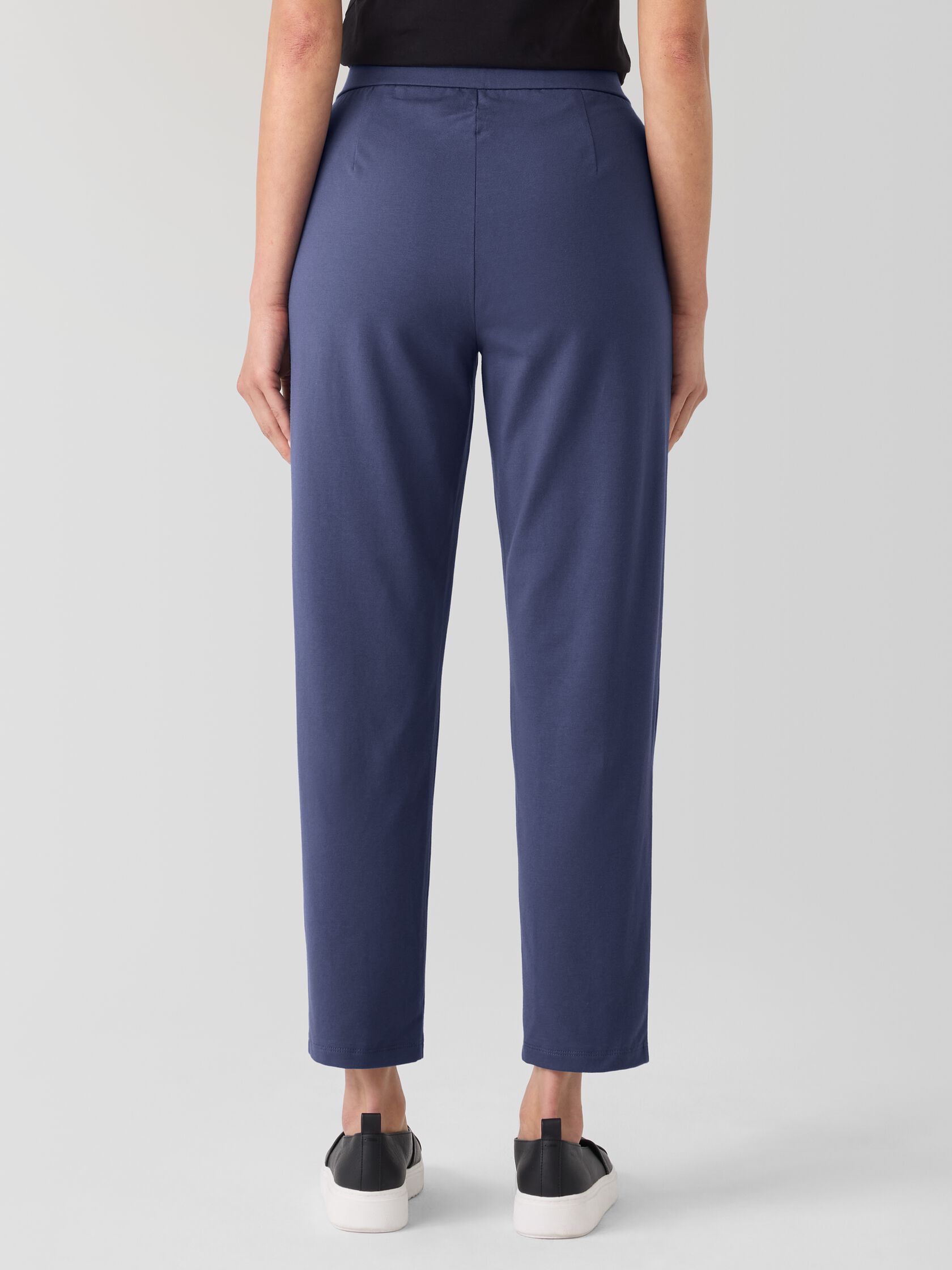 Pima Cotton Stretch Jersey Tapered Pant
