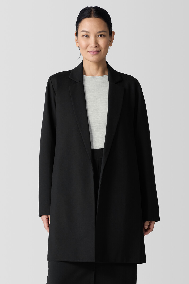 Washable Flex Ponte Long Blazer Washable Flex Ponte Long Blazer