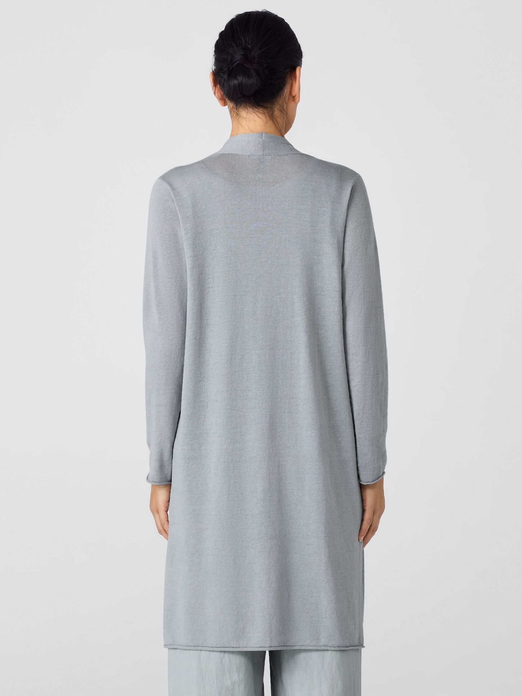 Organic Linen Cotton Long Cardigan