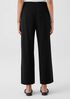 Stretch Jersey Knit Wide-Leg Pant