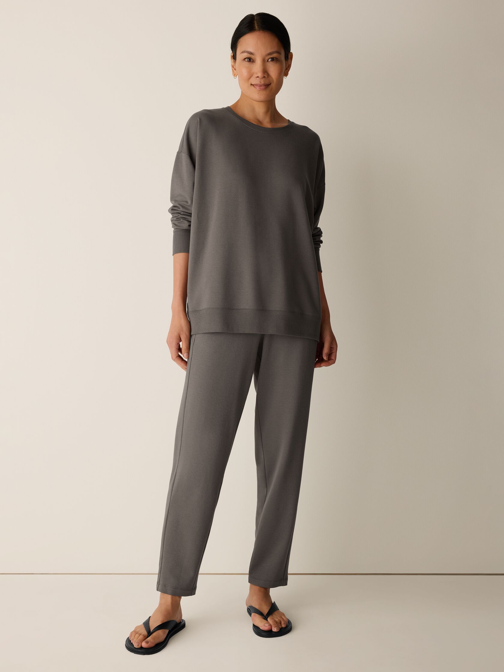 Cozy Brushed Terry Hug Slouchy Pant