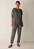 Cozy Brushed Terry Hug Slouchy Pant