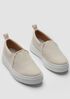 Pall Linen Twill Platform Sneaker
