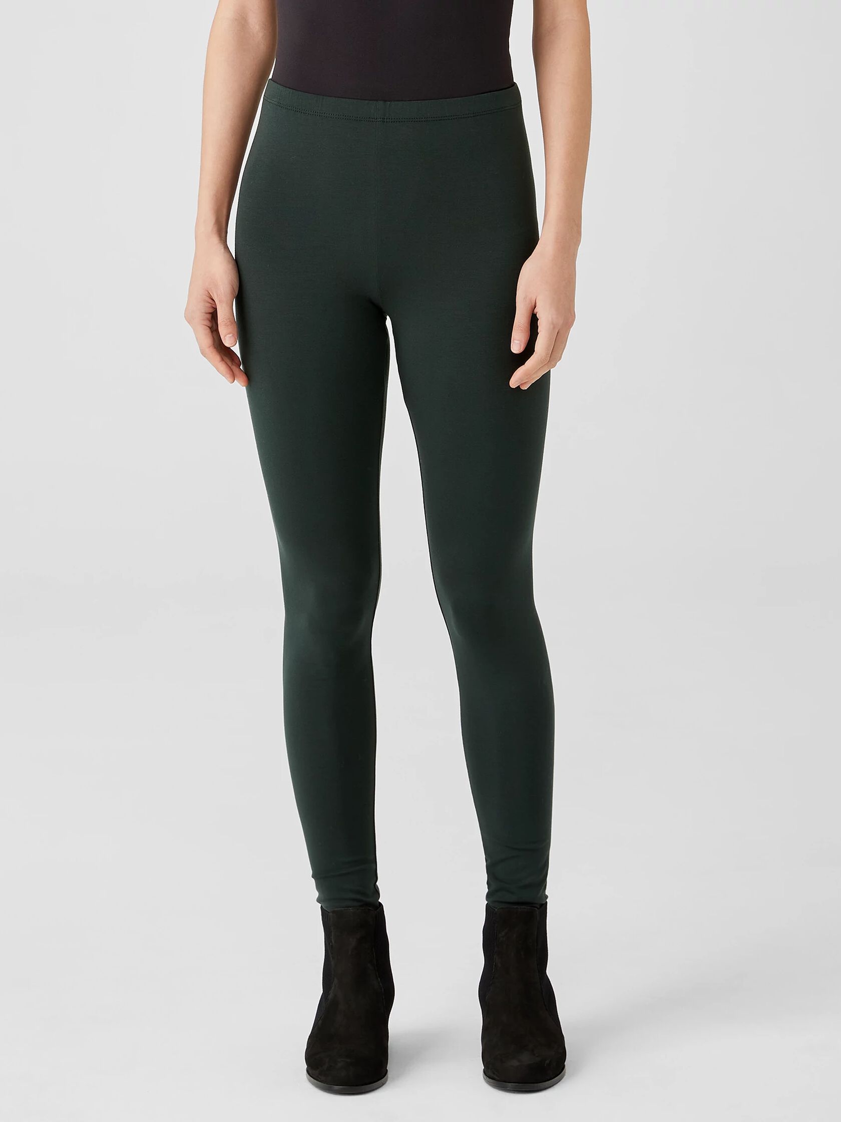 Stretch Jersey Knit Leggings