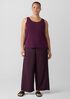 Stretch Silk Jersey Scoop Neck Tank