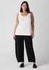 Stretch Silk Jersey Scoop Neck Tank