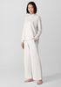 Cozy Brushed Terry Hug Mock Neck Top