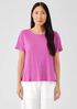 Organic Linen Jersey Crew Neck Tee