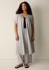 Ribbed Knit V-Neck Dress