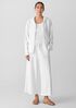Lightweight Organic Cotton Terry Wide-Leg Pant
