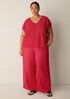 Organic Linen Cotton V-Neck Top