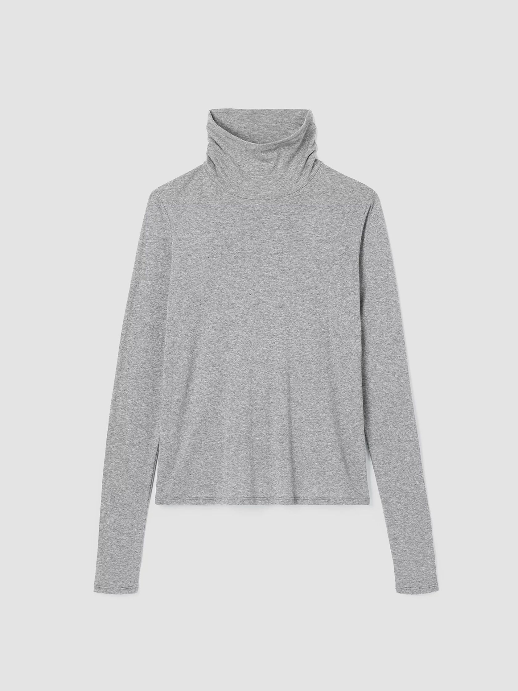 Ribbed Organic Pima Cotton Blend Top