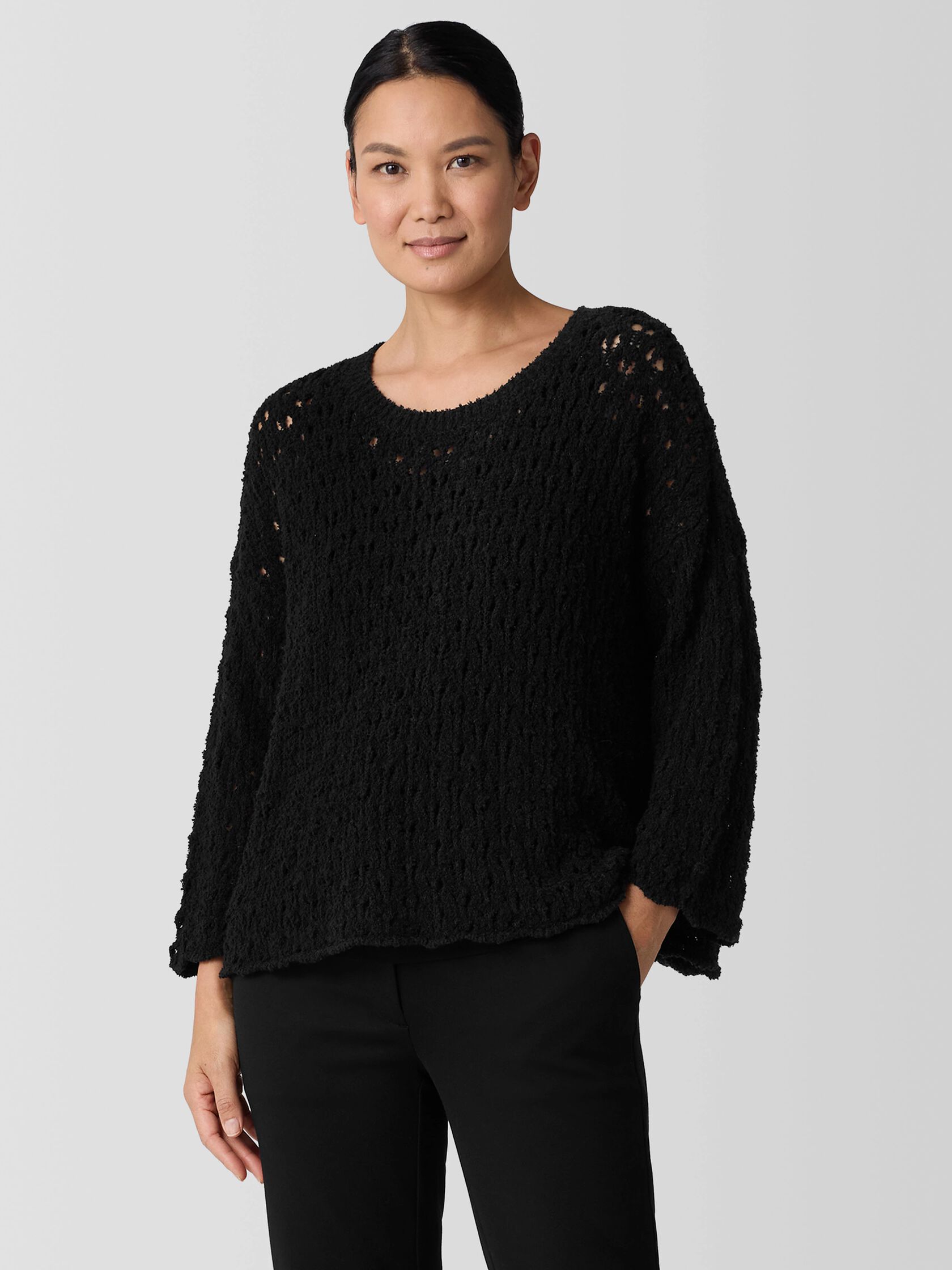Cotton Fluff Bracelet Sleeve Top