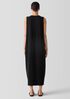 Stretch Jersey Knit Round Neck Dress