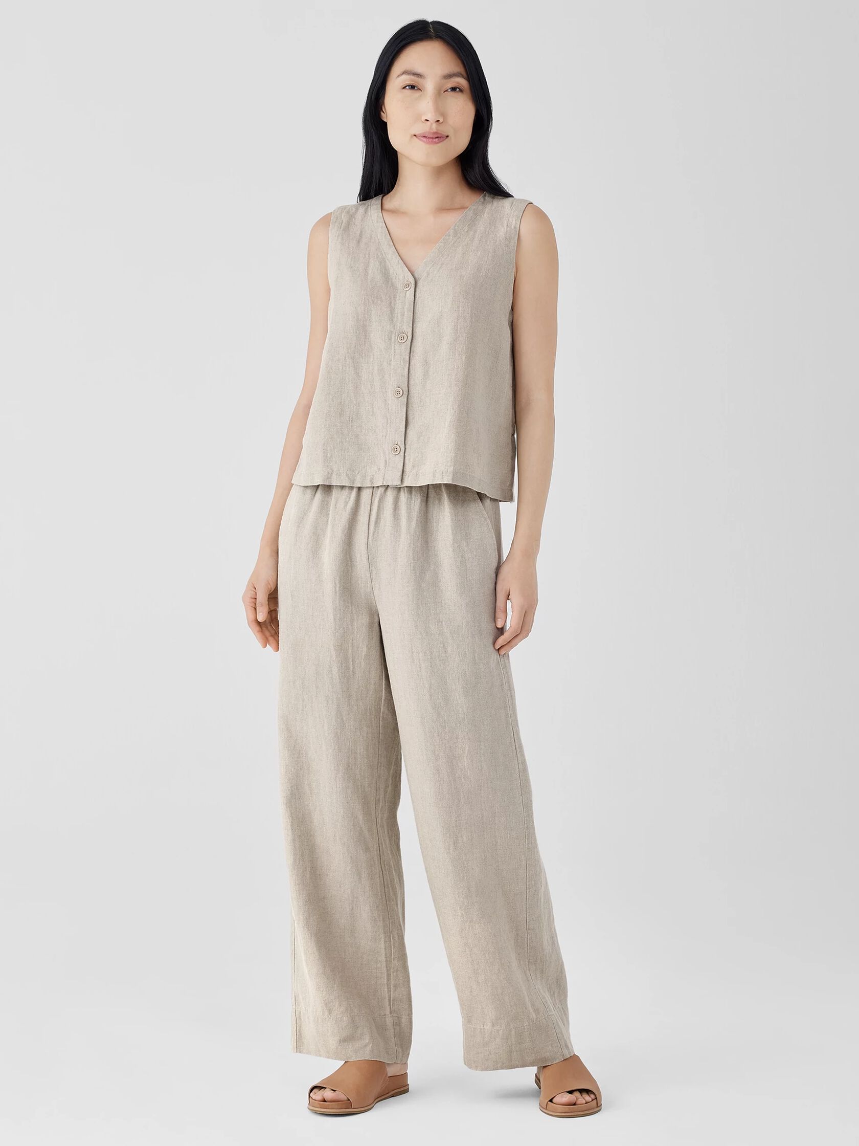 Organic Linen Vest