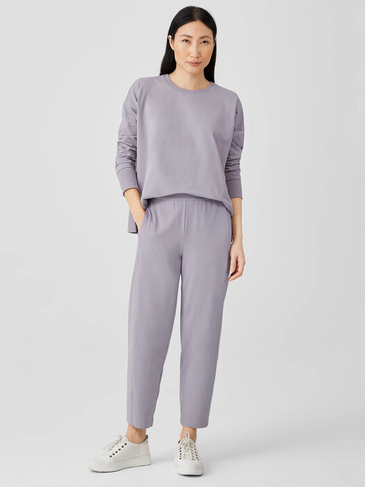 Pima Cotton Stretch Jersey Lantern Pant