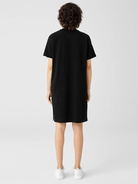 Organic Pima Cotton Stretch Jersey T-Shirt Dress